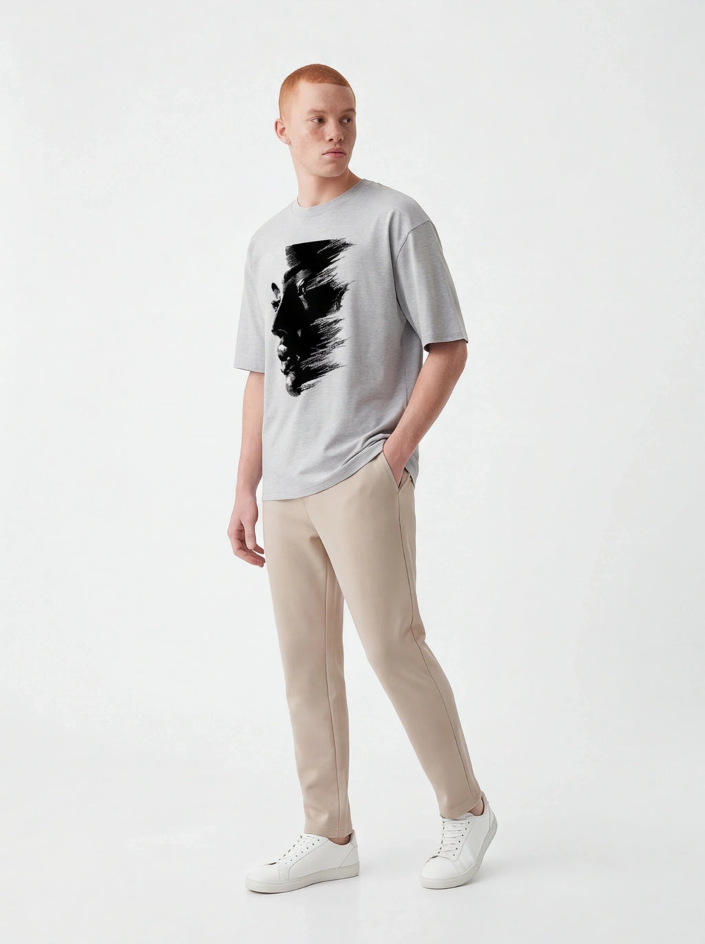 Dark Face Oversized T-Shirt