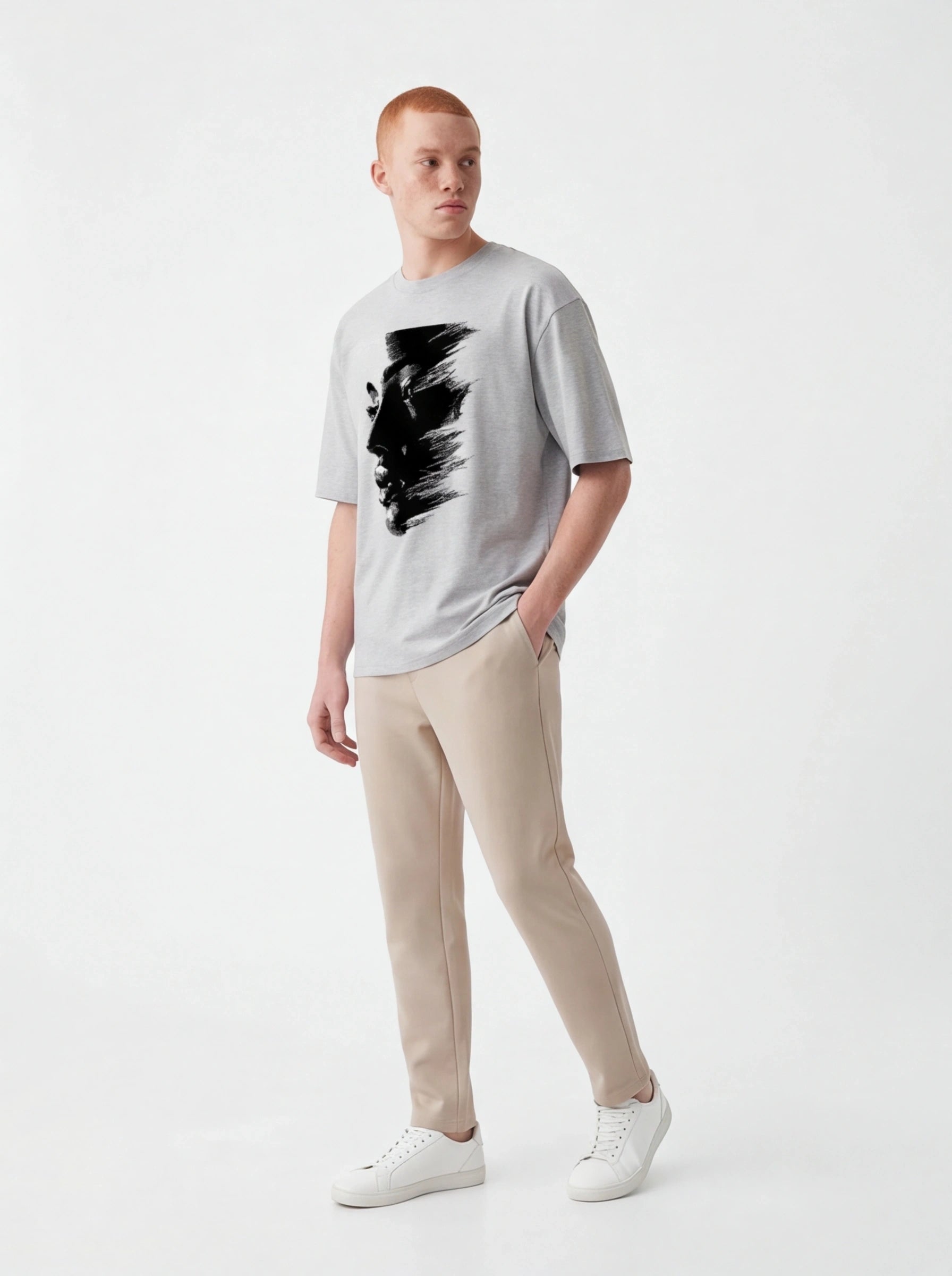 Dark Face Oversized T-Shirt
