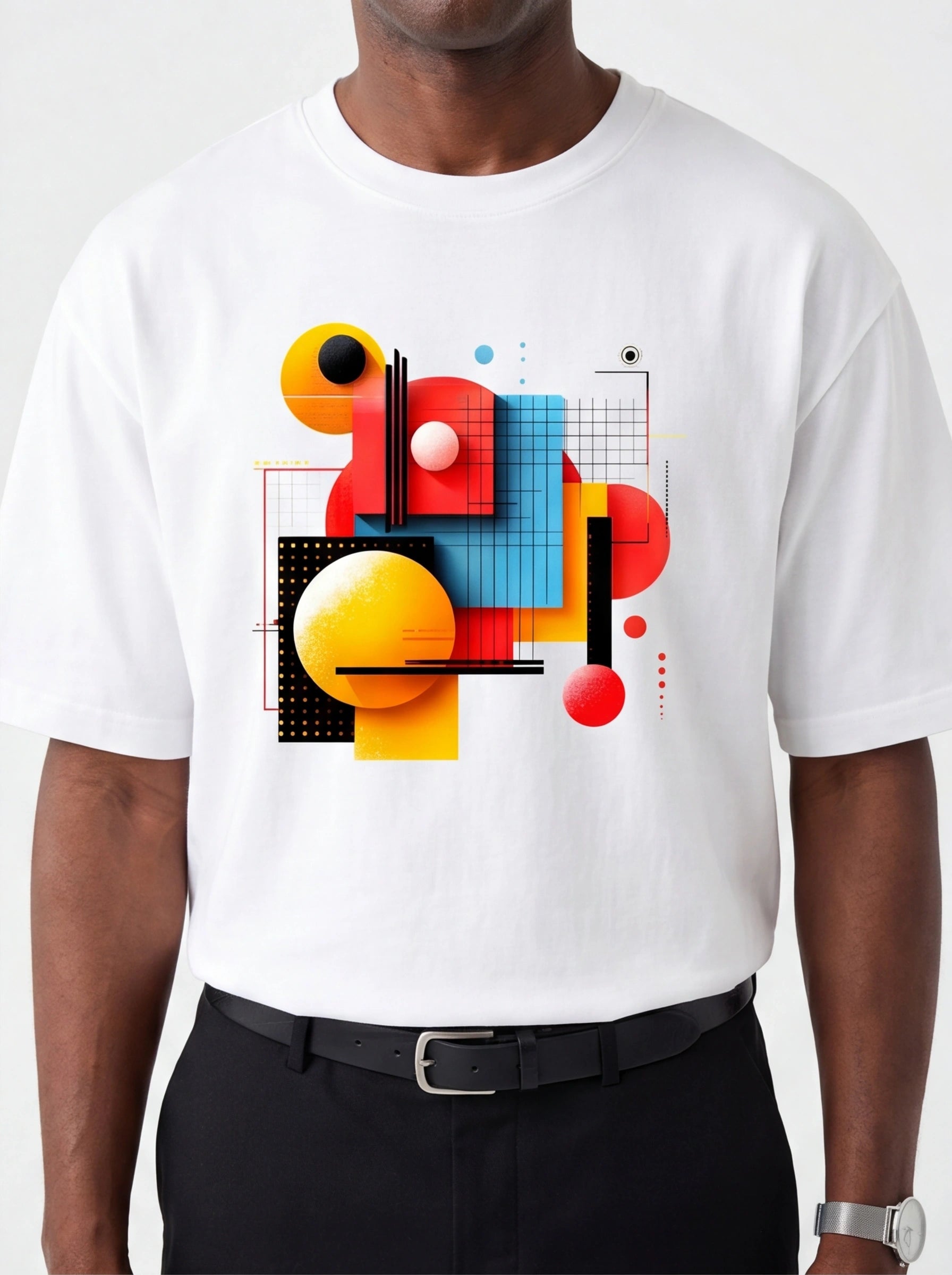 Modern Abstract Oversized T-Shirt