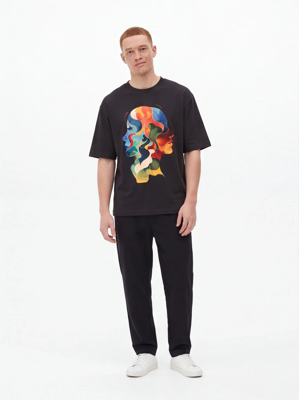 Two Faces Oversized T-Shirt
