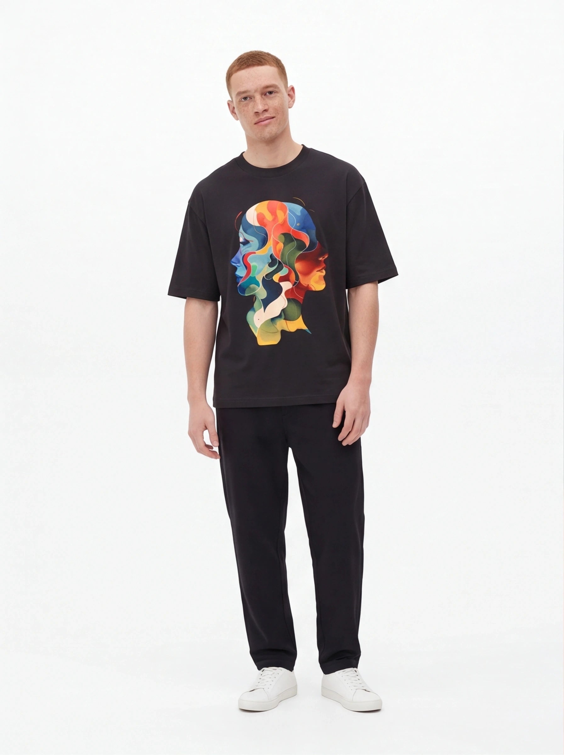 Two Faces Oversized T-Shirt