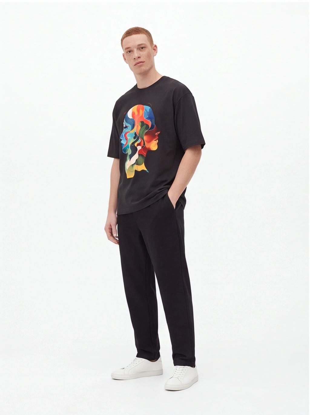 Two Faces Oversized T-Shirt