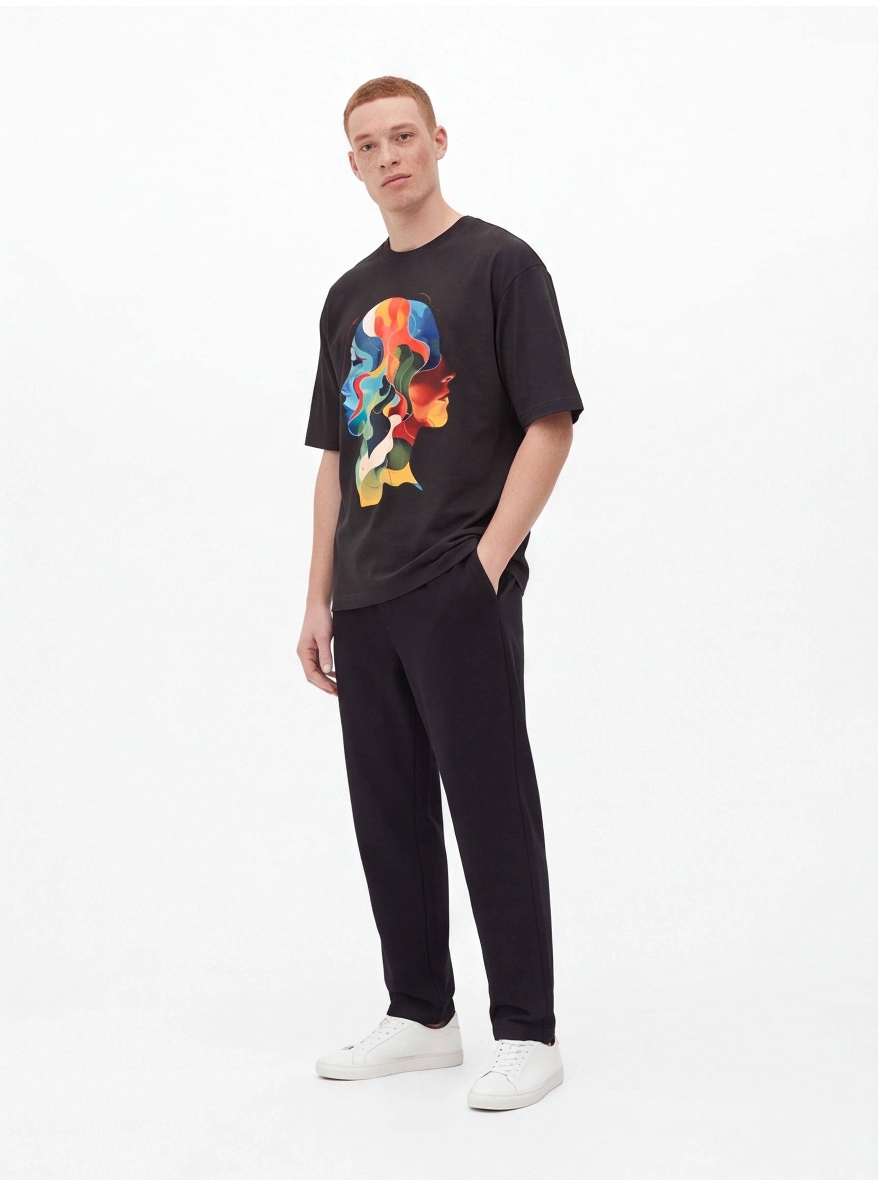 Two Faces Oversized T-Shirt
