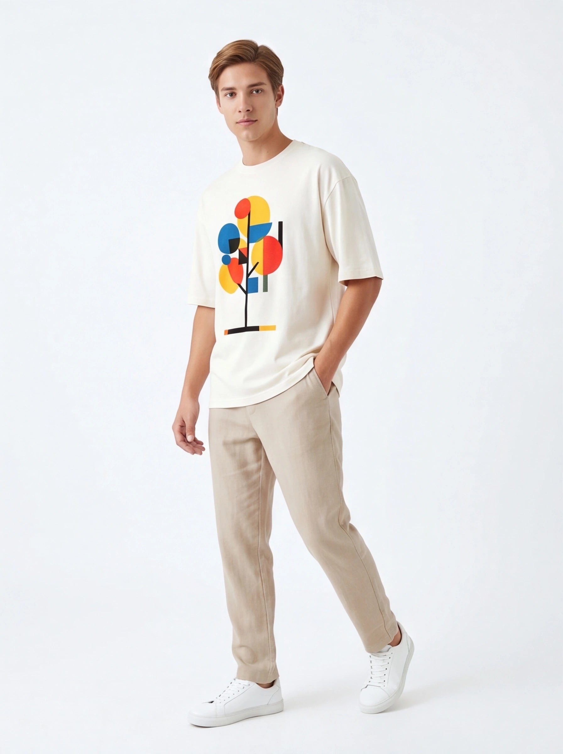 Abstract Tree Oversized T-Shirt