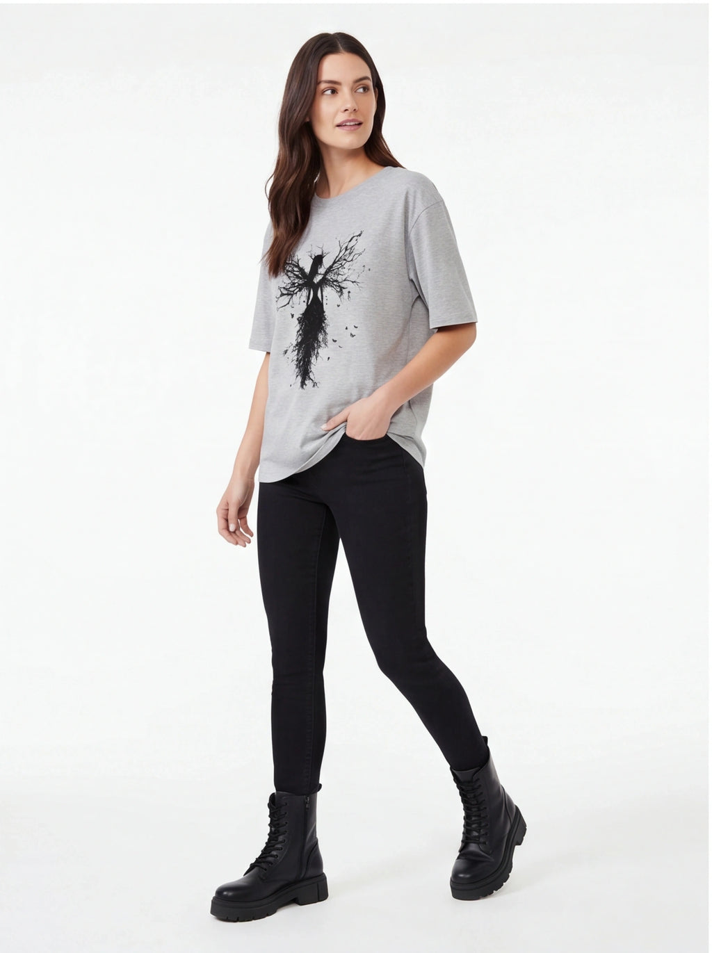 Dark Fairy Oversized T-Shirt