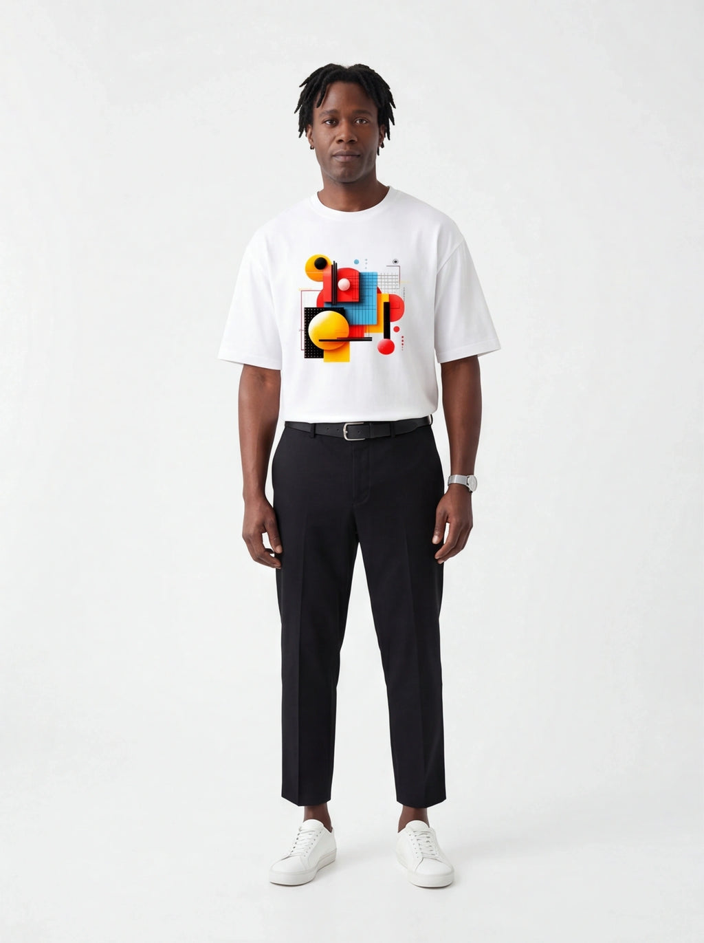 Modern Abstract Oversized T-Shirt