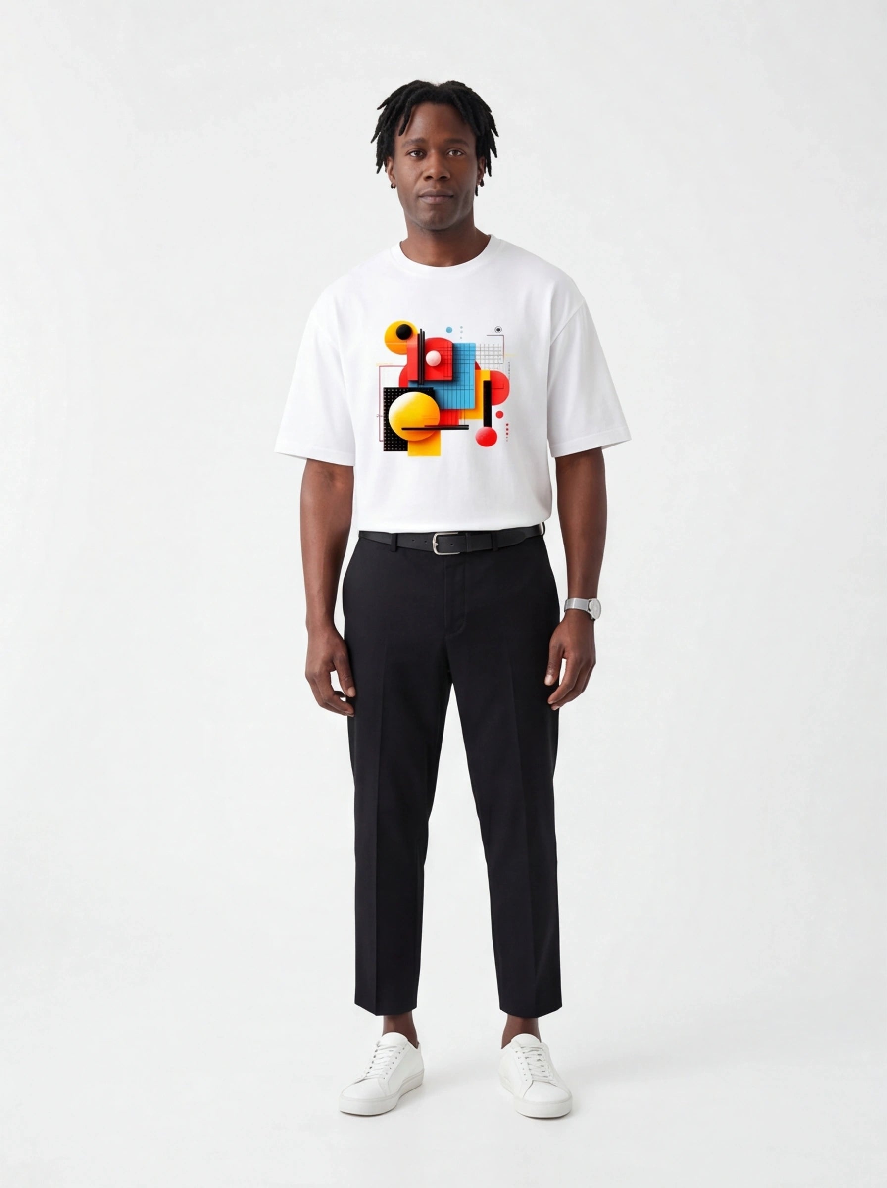 Modern Abstract Oversized T-Shirt