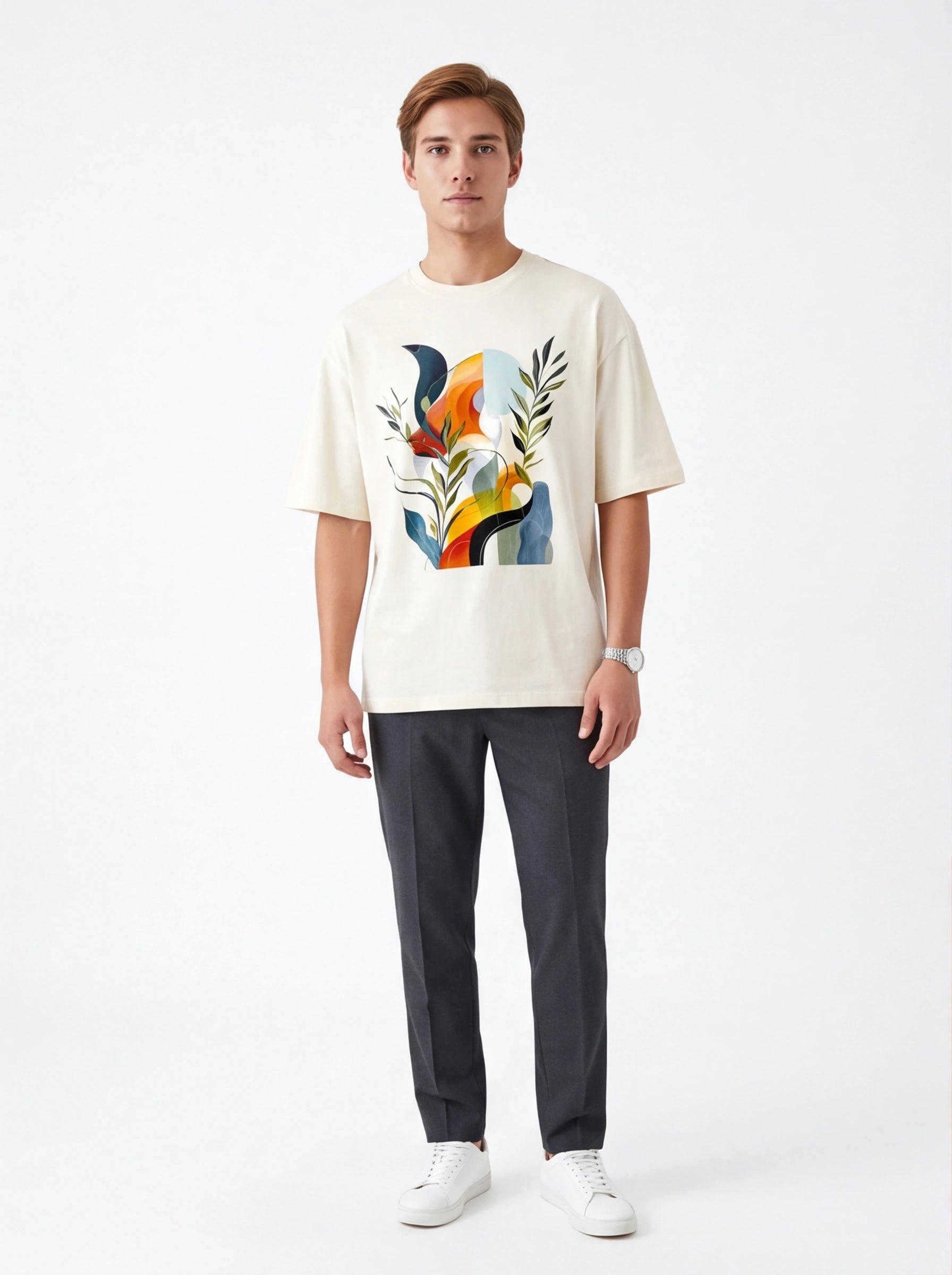 Leaves Oversized T-Shirt
