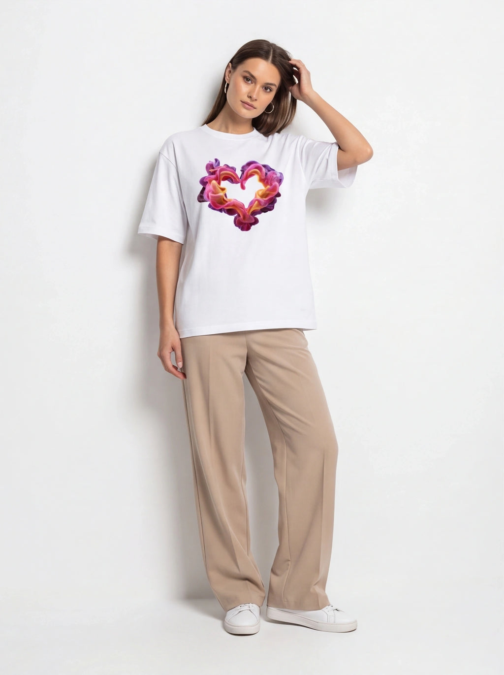 Smoke Heart Oversized T-Shirt