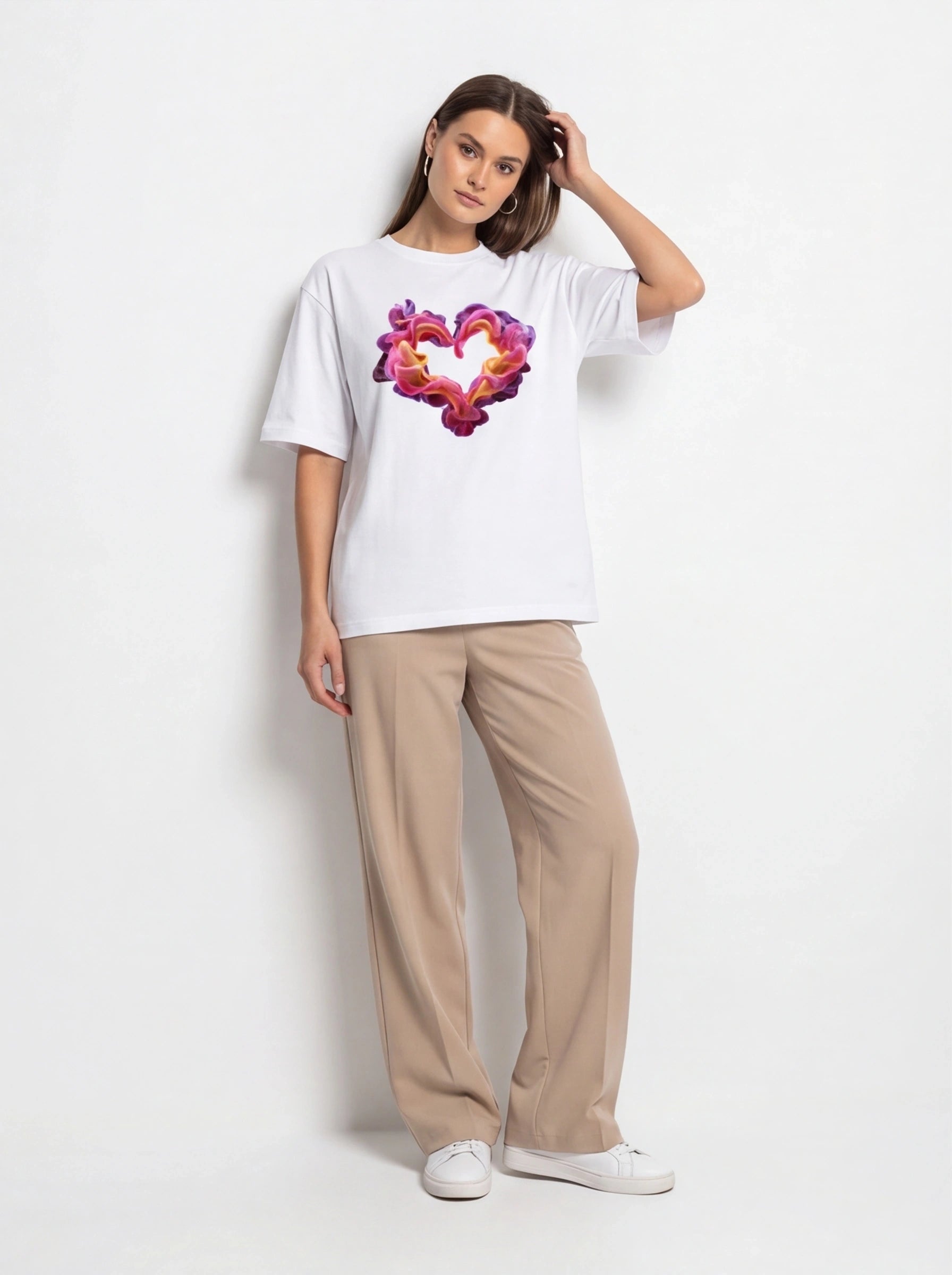 Smoke Heart Oversized T-Shirt