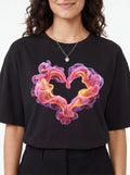 Smoke Heart Oversized T-Shirt
