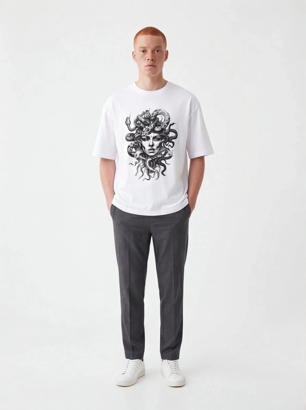Medusa Head Oversized T-Shirt