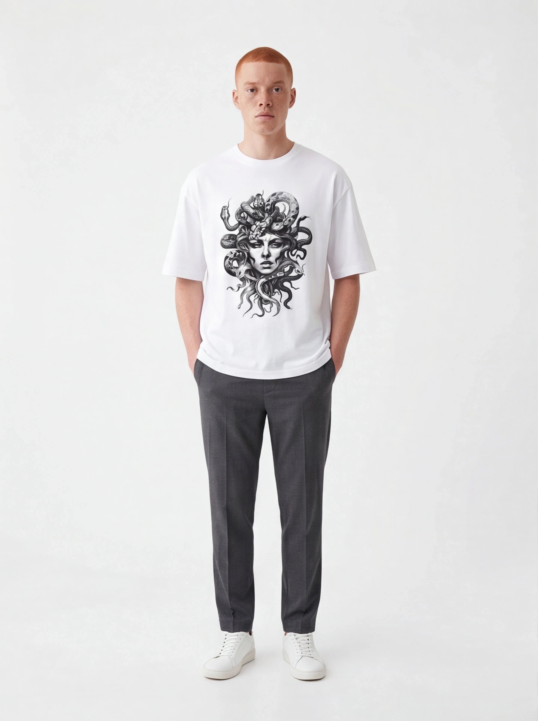 Medusa Head Oversized T-Shirt