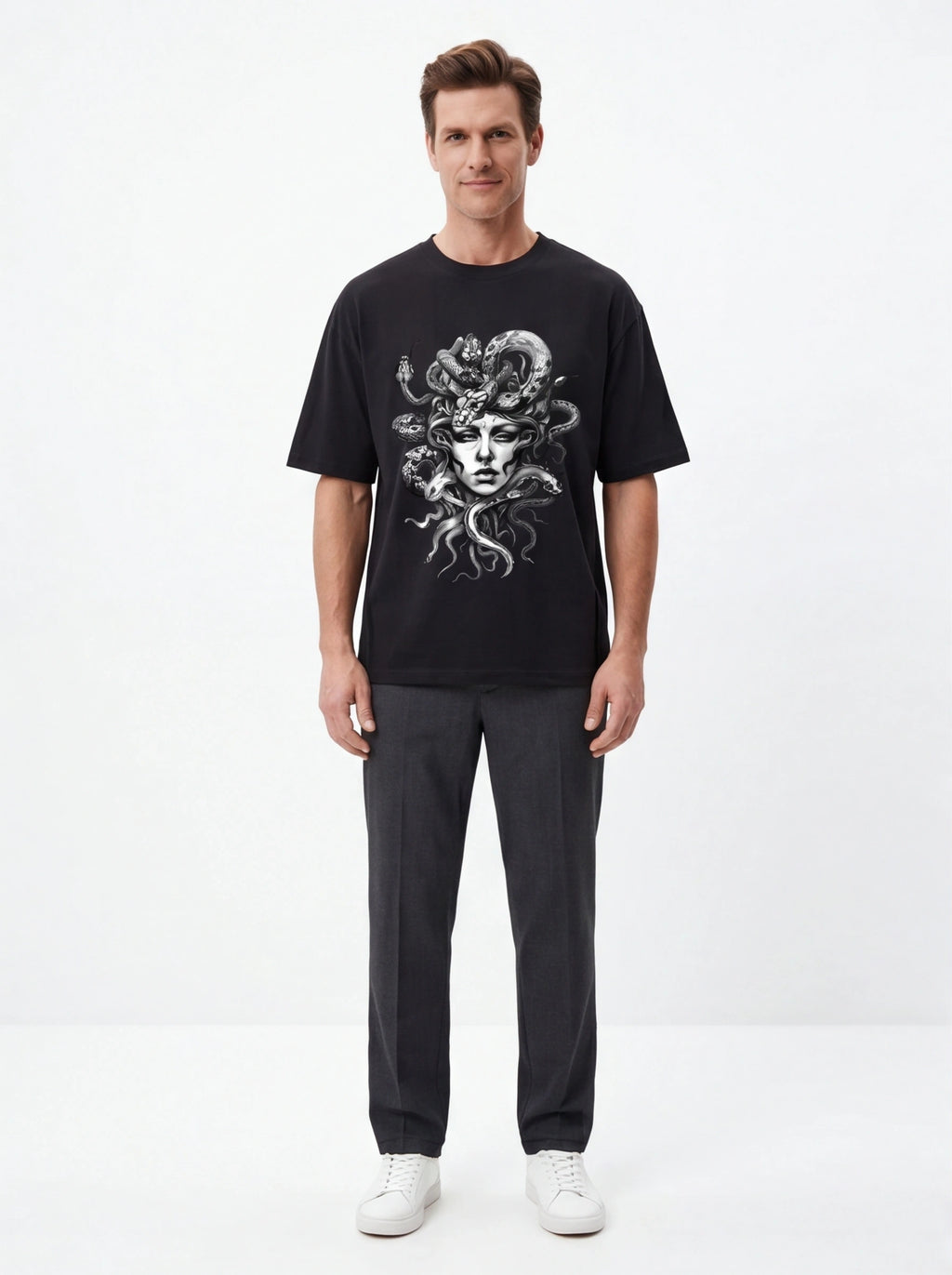Medusa Head Oversized T-Shirt