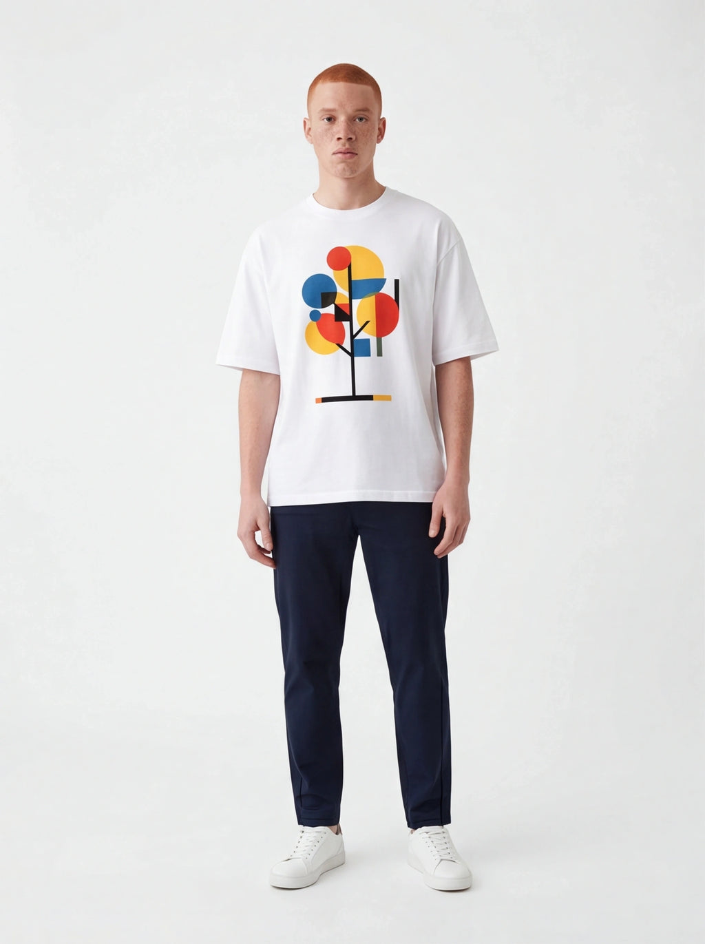 Abstract Tree Oversized T-Shirt