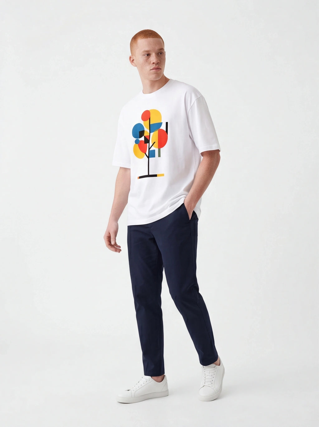 Abstract Tree Oversized T-Shirt