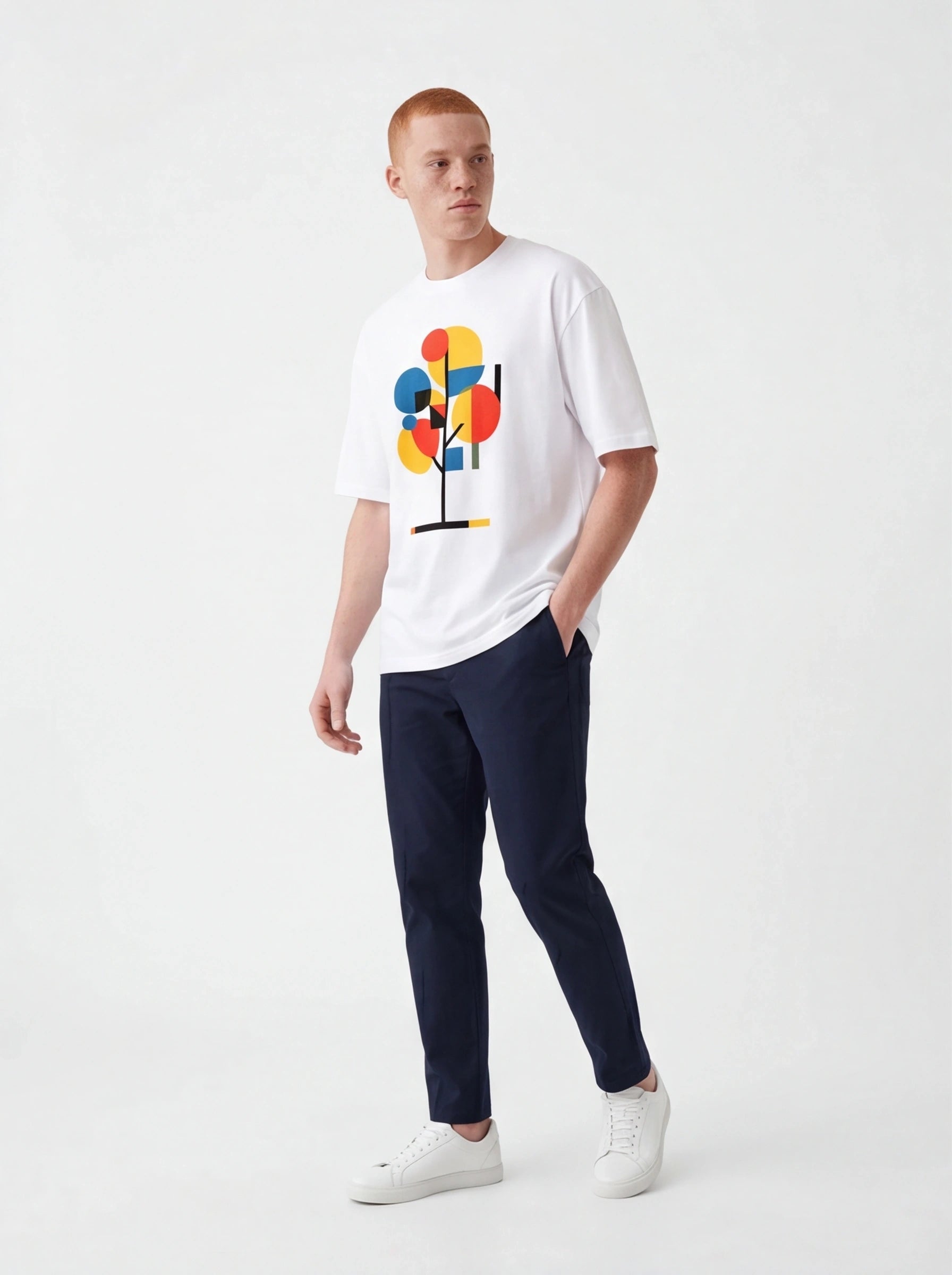 Abstract Tree Oversized T-Shirt