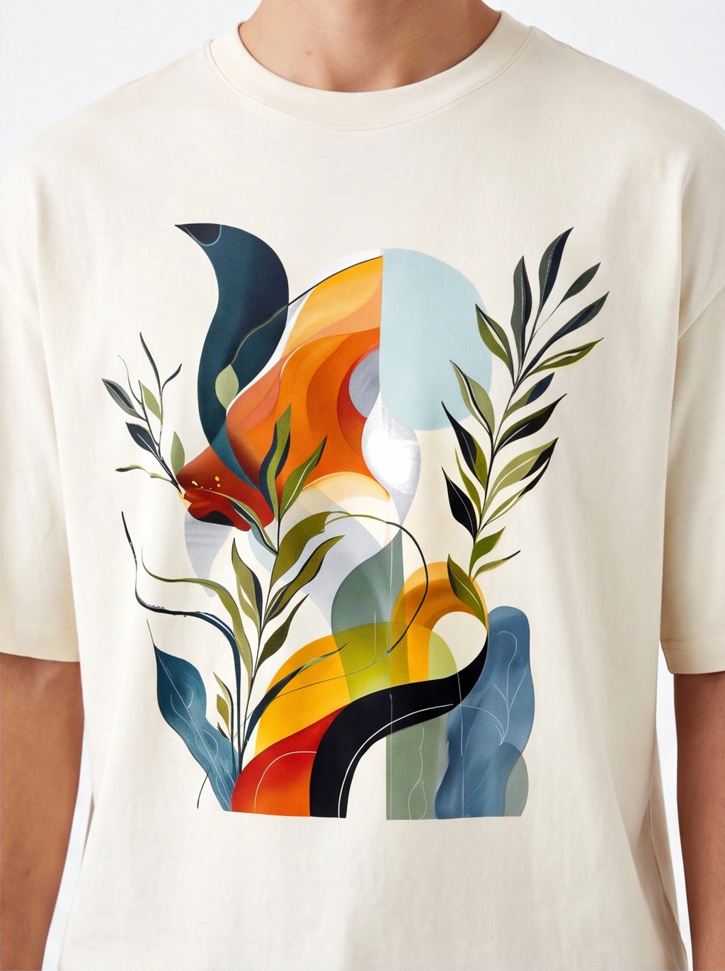 Leaves Oversized T-Shirt