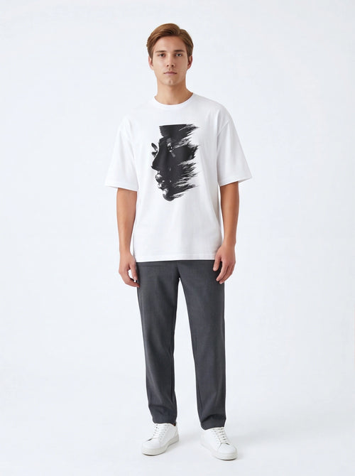 Dark Face Oversized T-Shirt