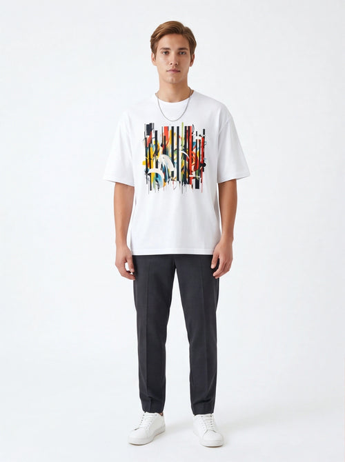 Abstract Jungle Oversized T-Shirt