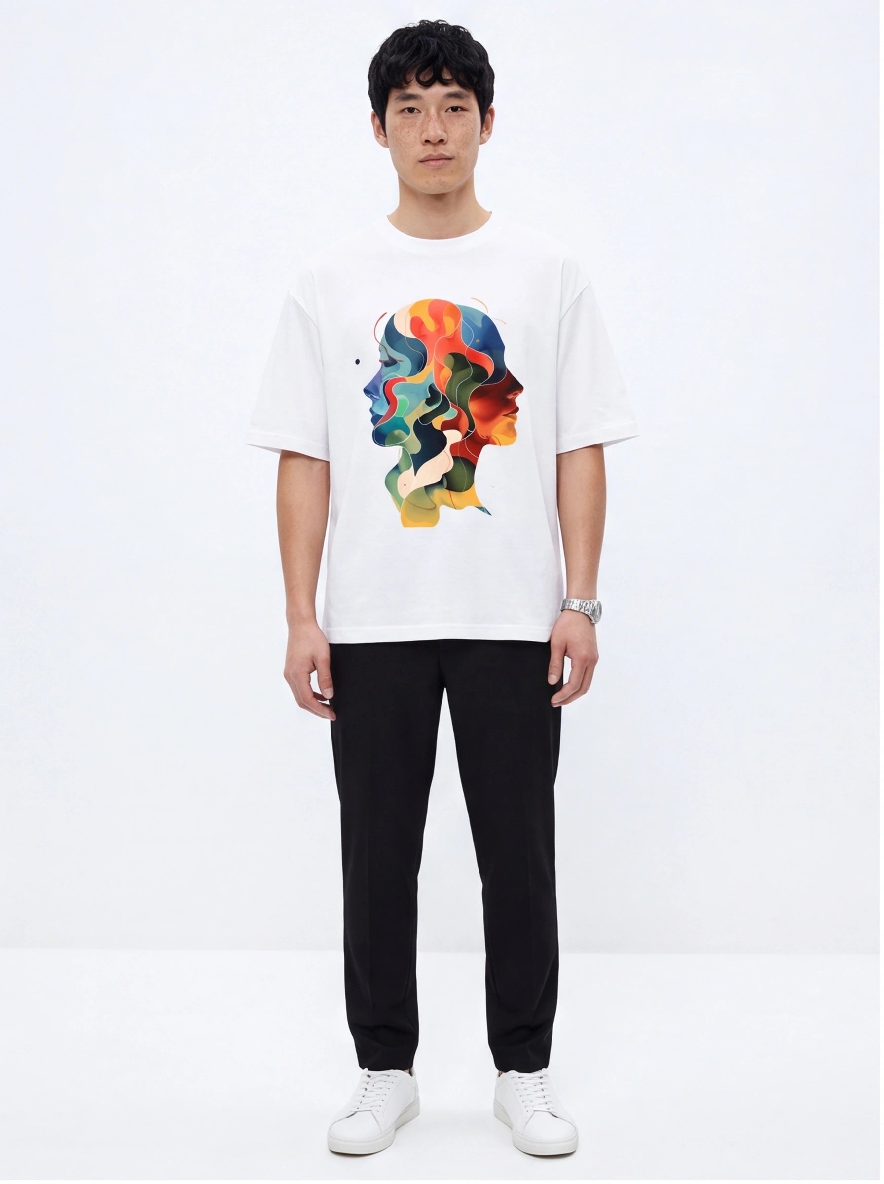 Two Faces Oversized T-Shirt