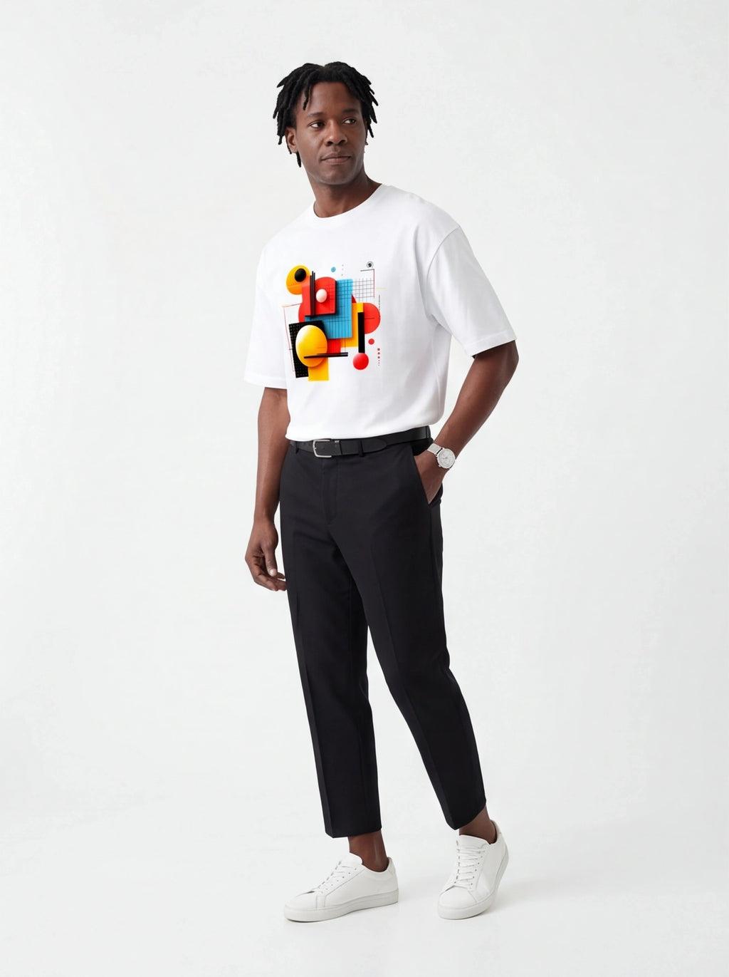 Modern Abstract Oversized T-Shirt