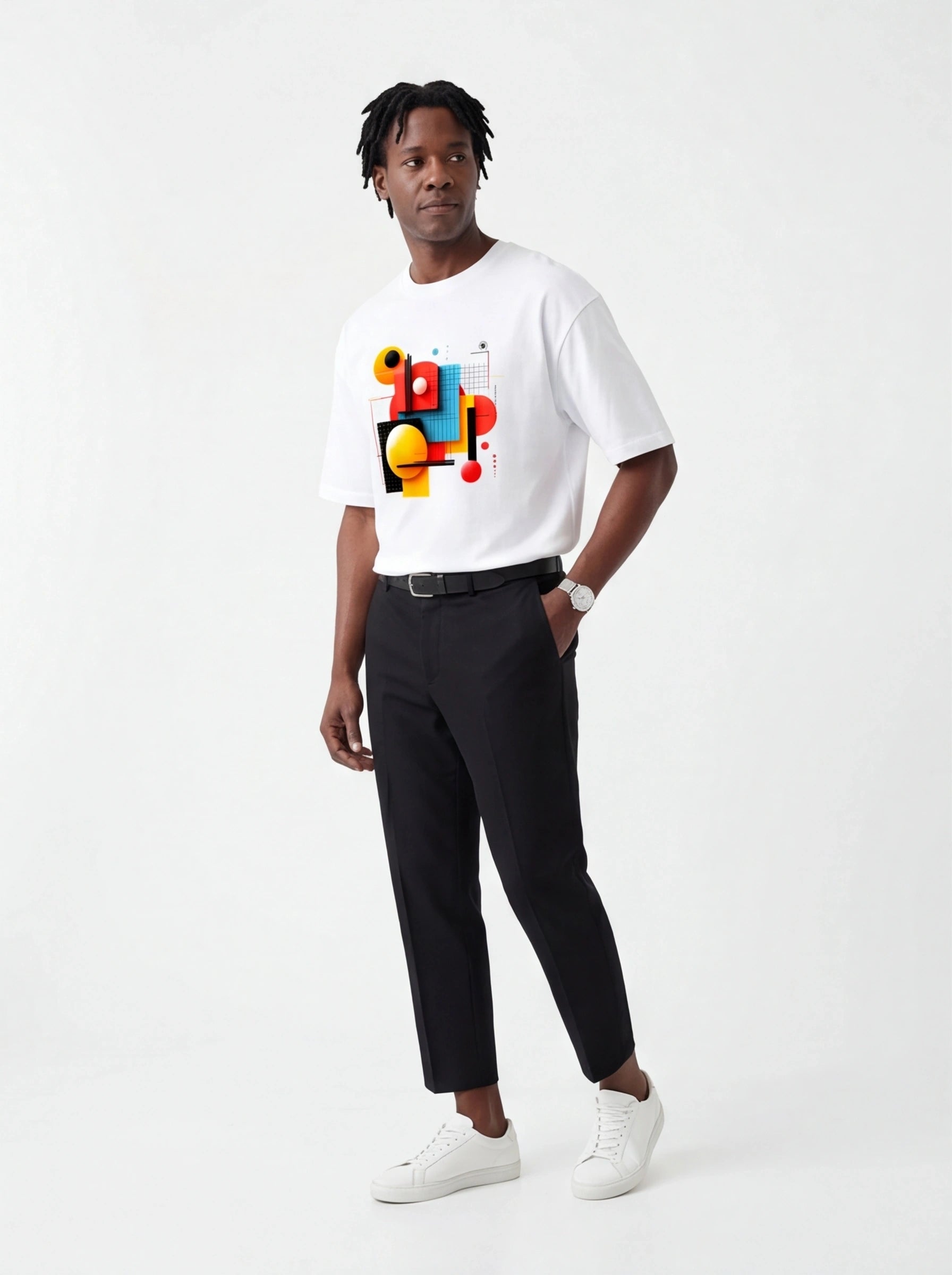 Modern Abstract Oversized T-Shirt