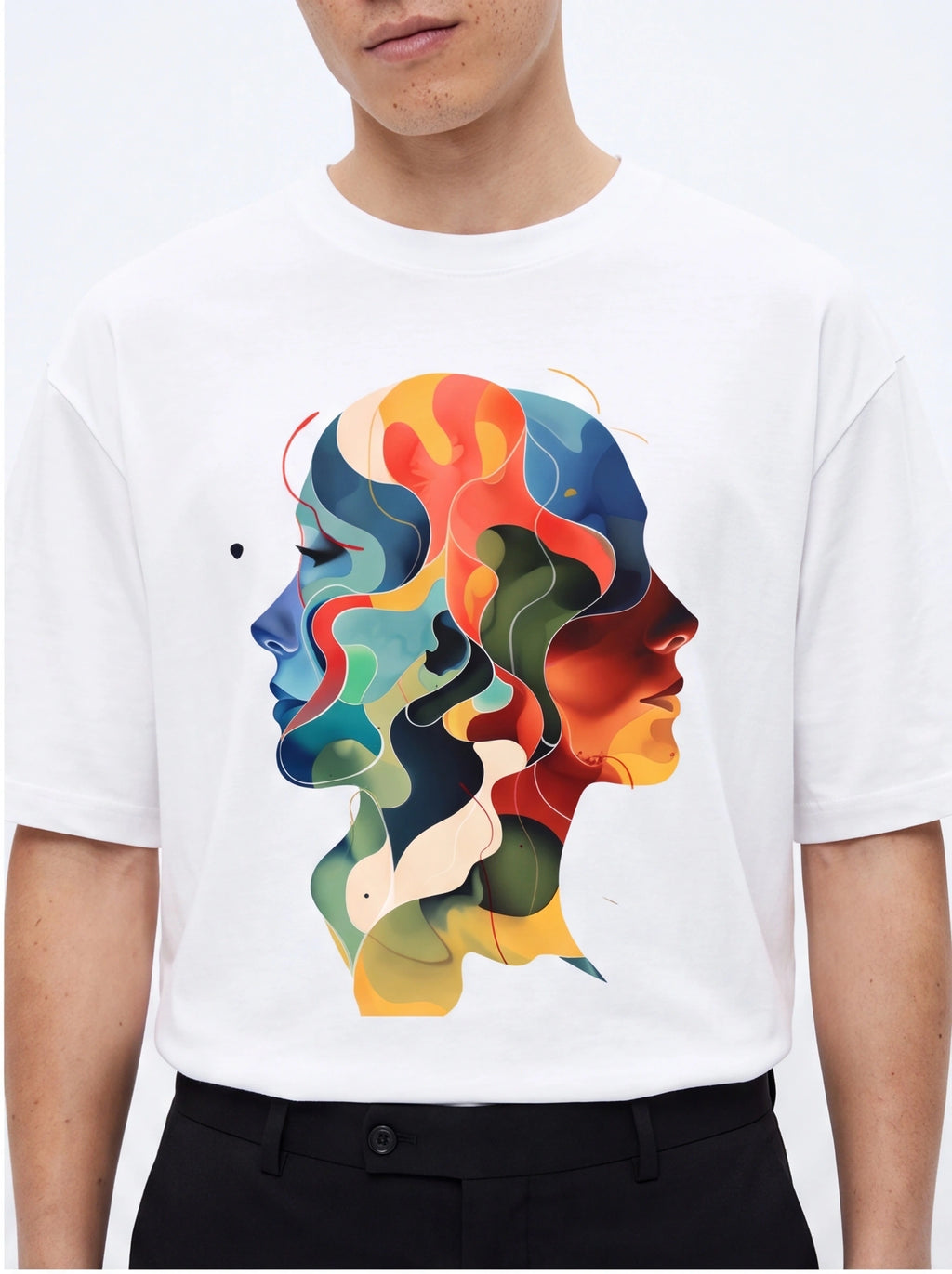 Two Faces Oversized T-Shirt