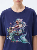 Serene Mermaid Oversized T-Shirt