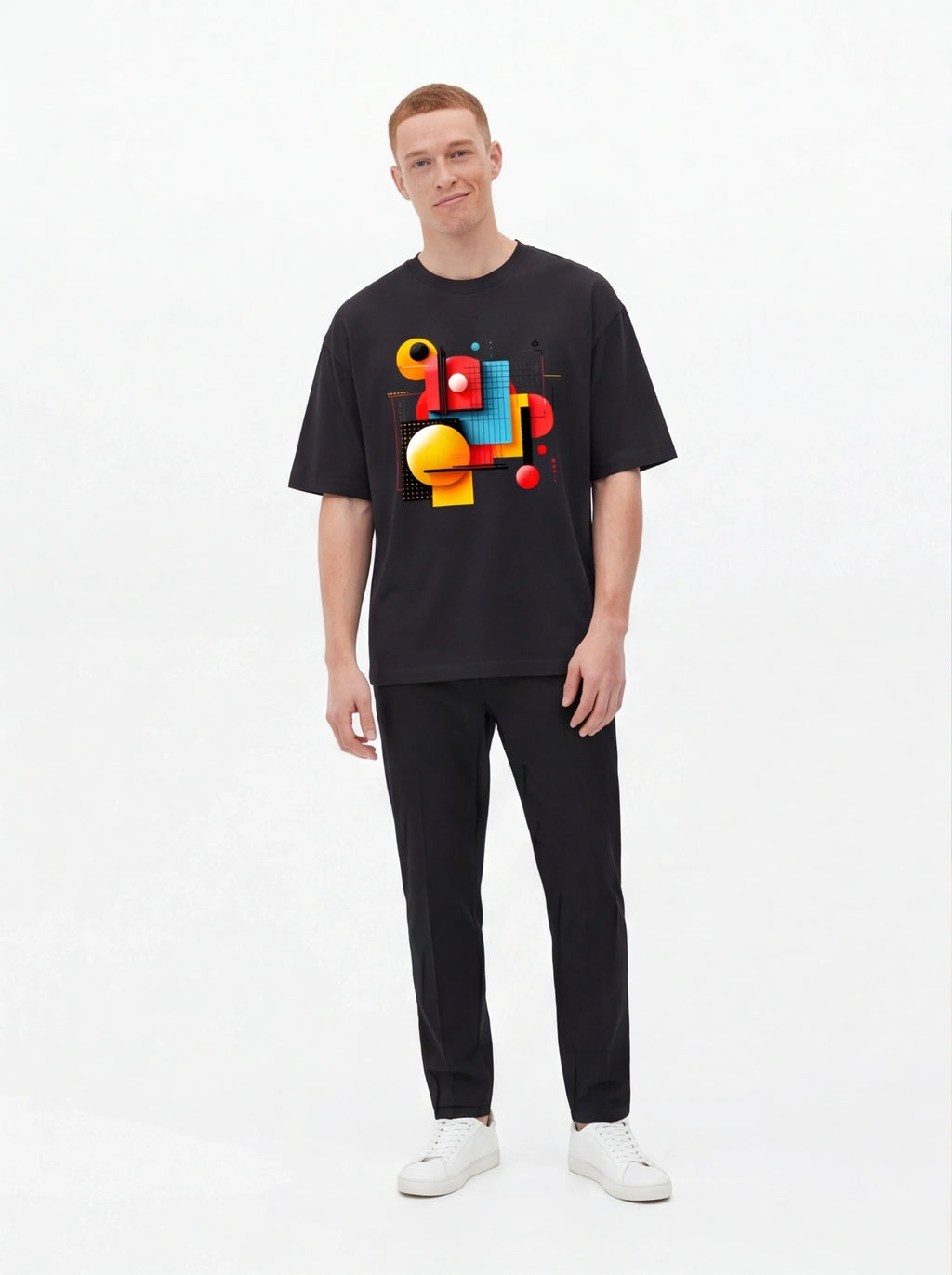 Modern Abstract Oversized T-Shirt
