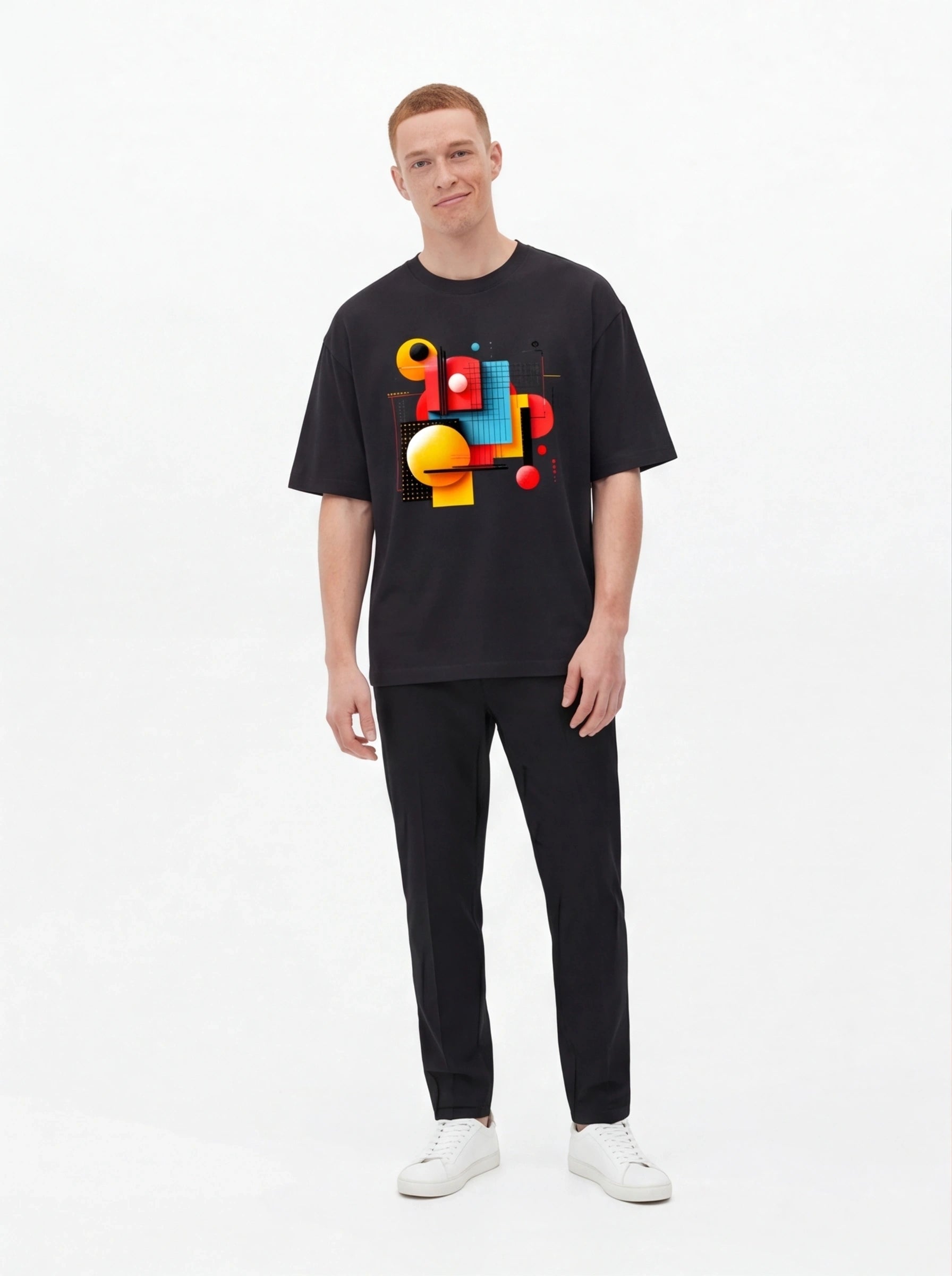 Modern Abstract Oversized T-Shirt