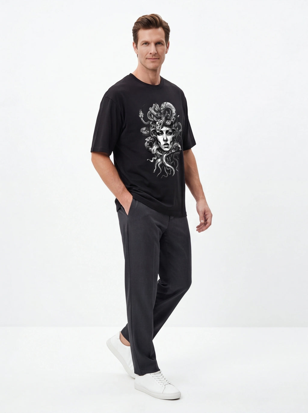 Medusa Head Oversized T-Shirt