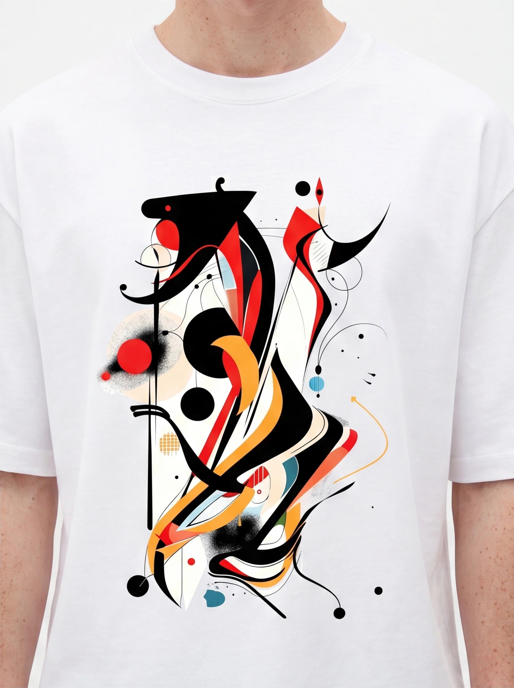 Abstract Horse Oversized T-Shirt