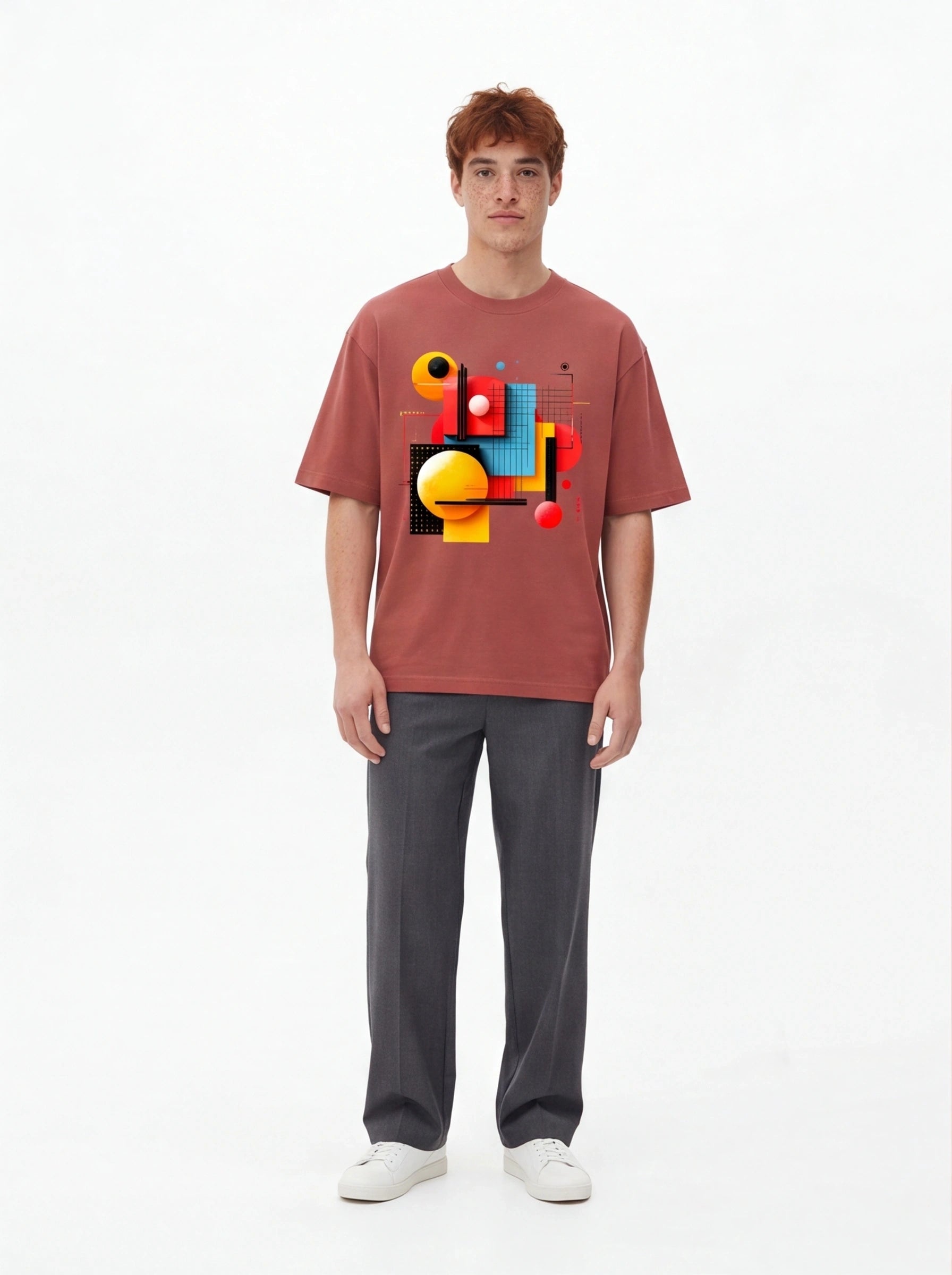 Modern Abstract Oversized T-Shirt
