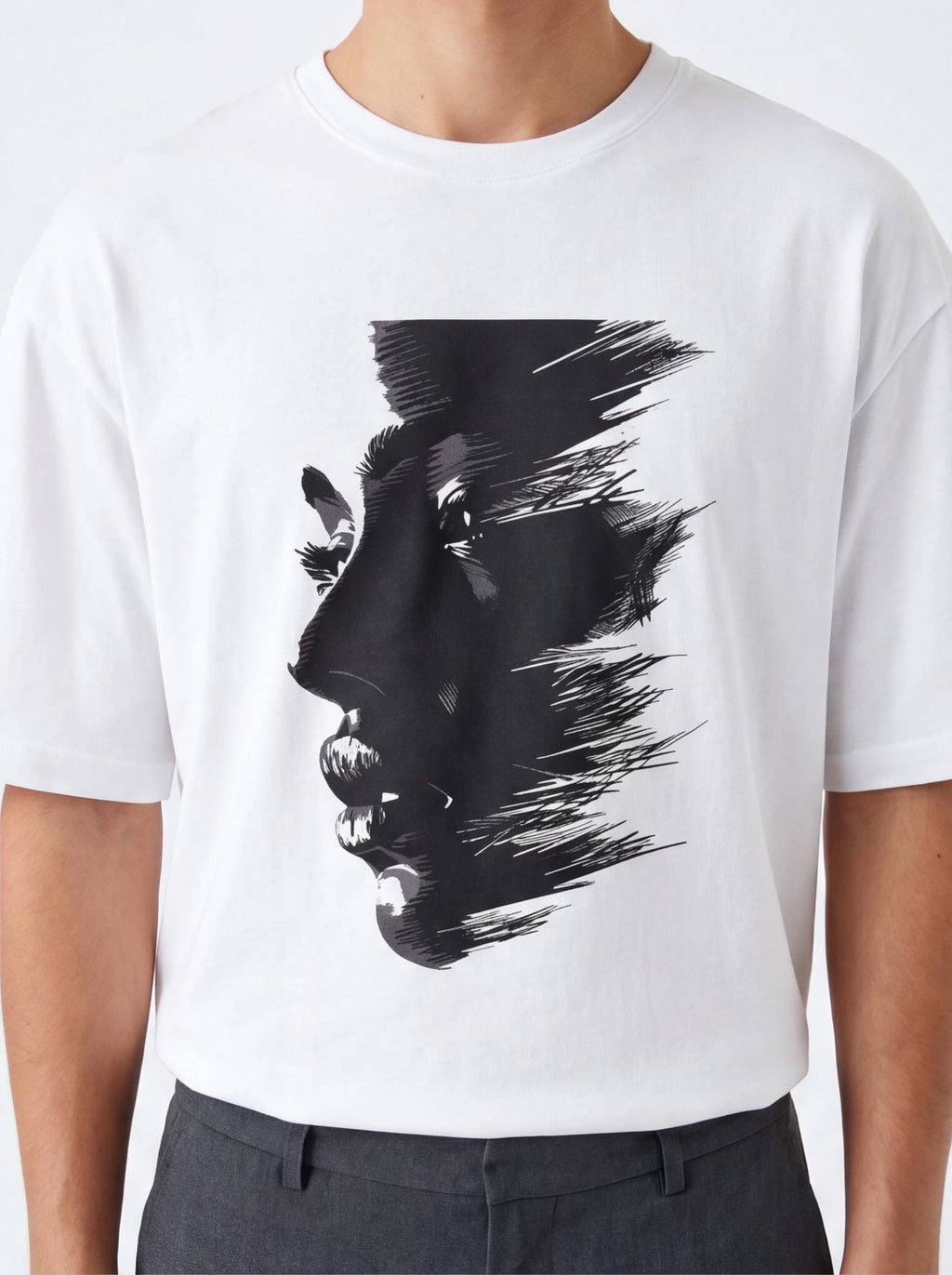 Dark Face Oversized T-Shirt
