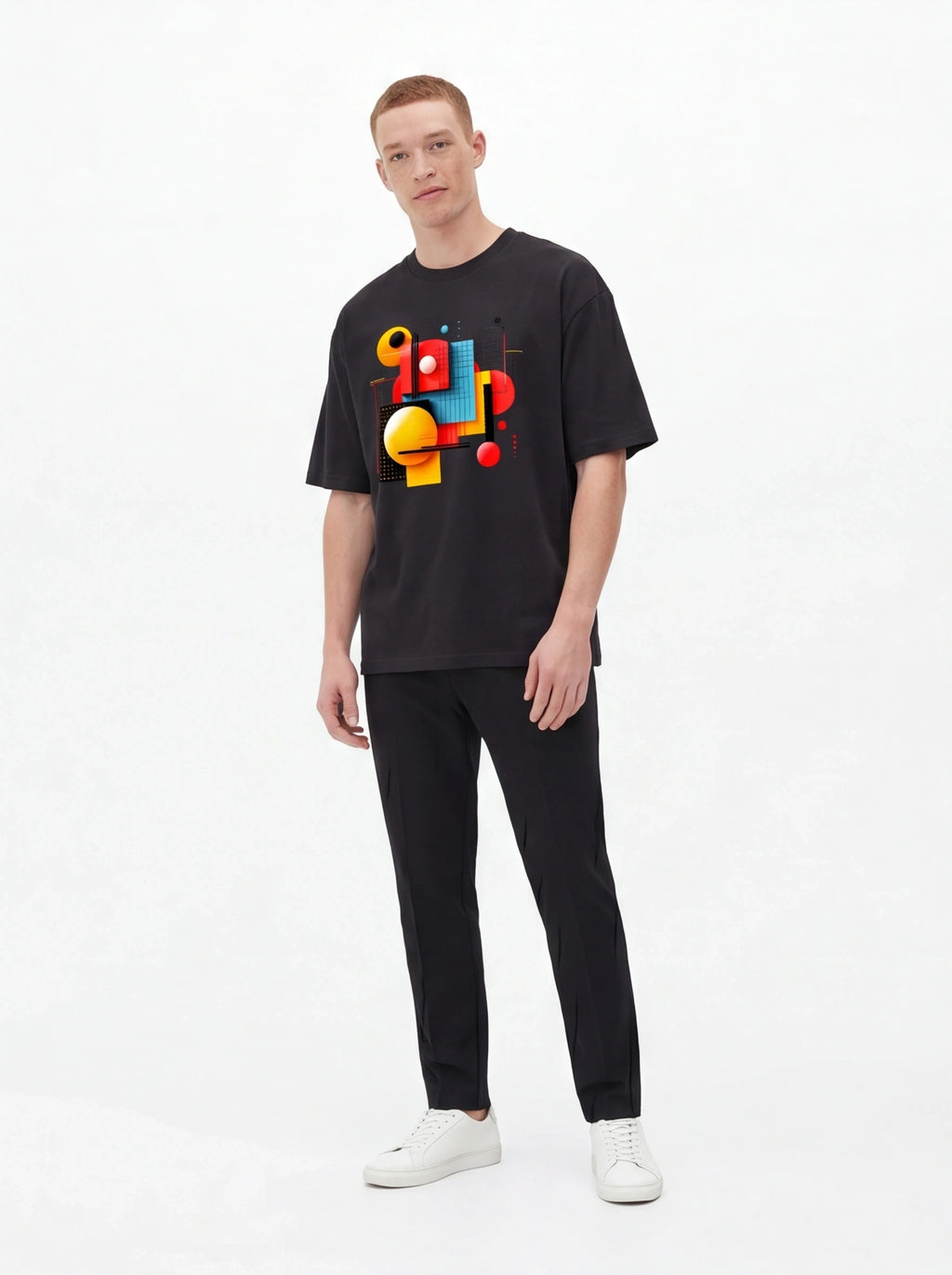 Modern Abstract Oversized T-Shirt