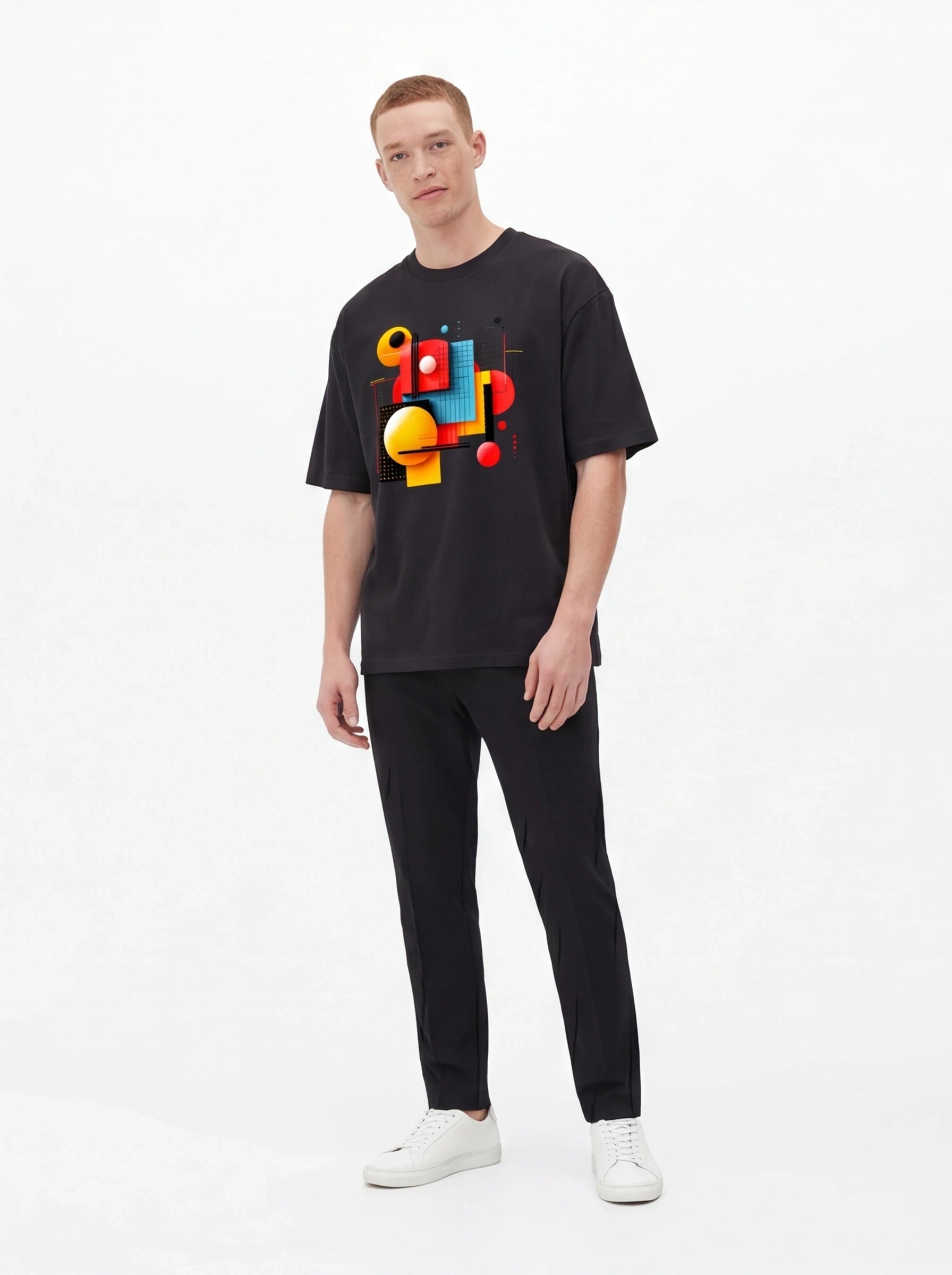 Modern Abstract Oversized T-Shirt