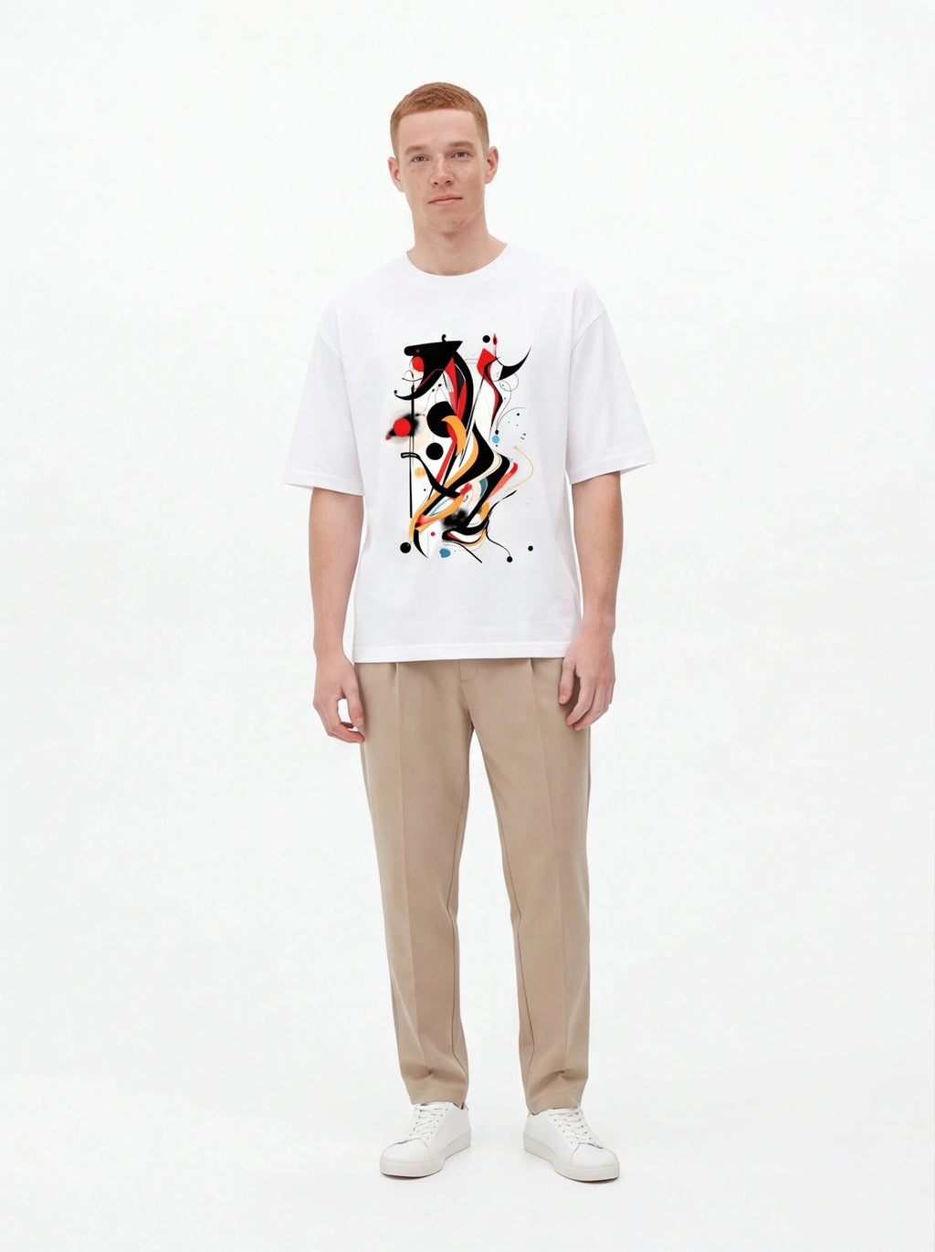 Abstract Horse Oversized T-Shirt