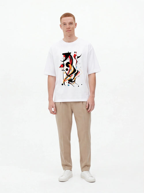 Abstract Horse Oversized T-Shirt
