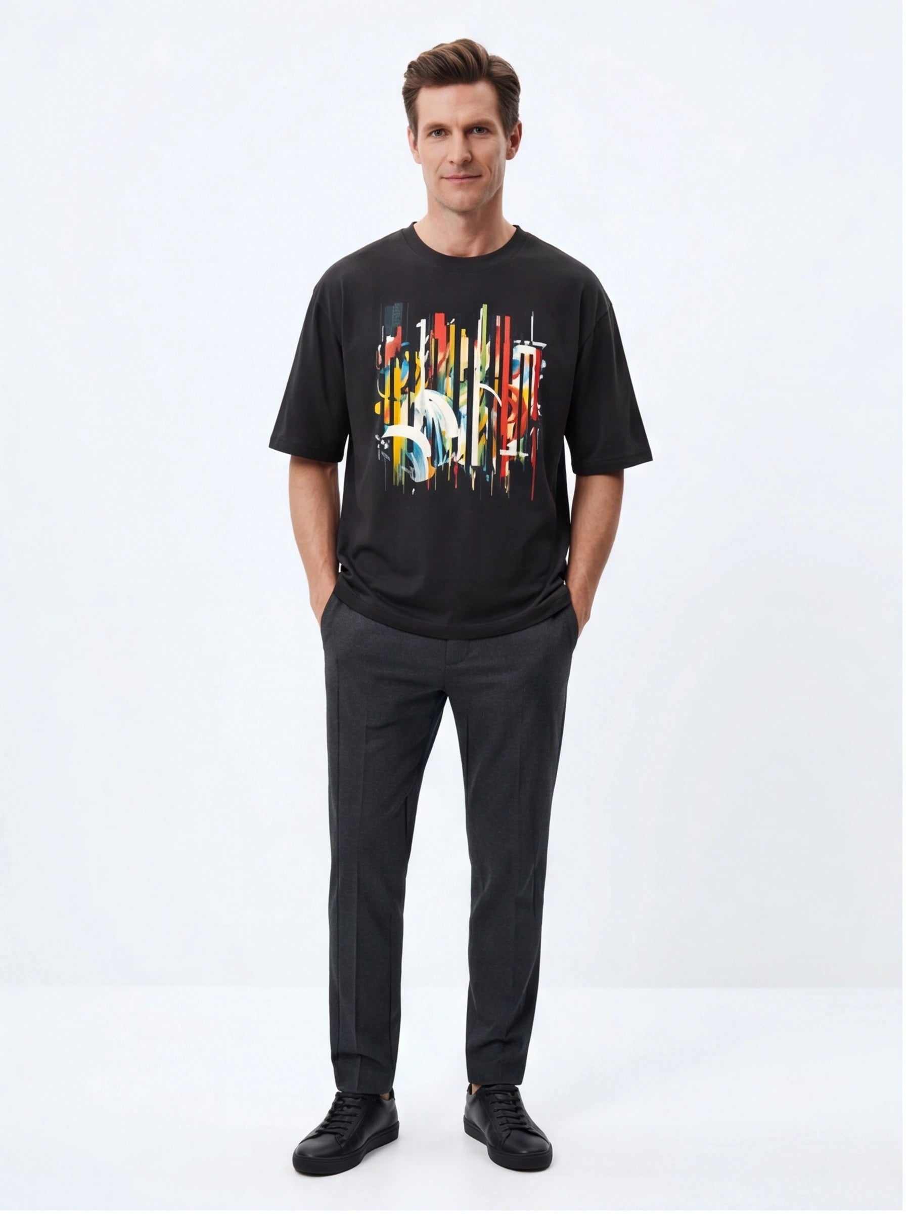 Abstract Jungle Oversized T-Shirt