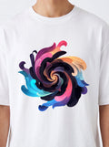Swirl Vortex Oversized T-Shirt
