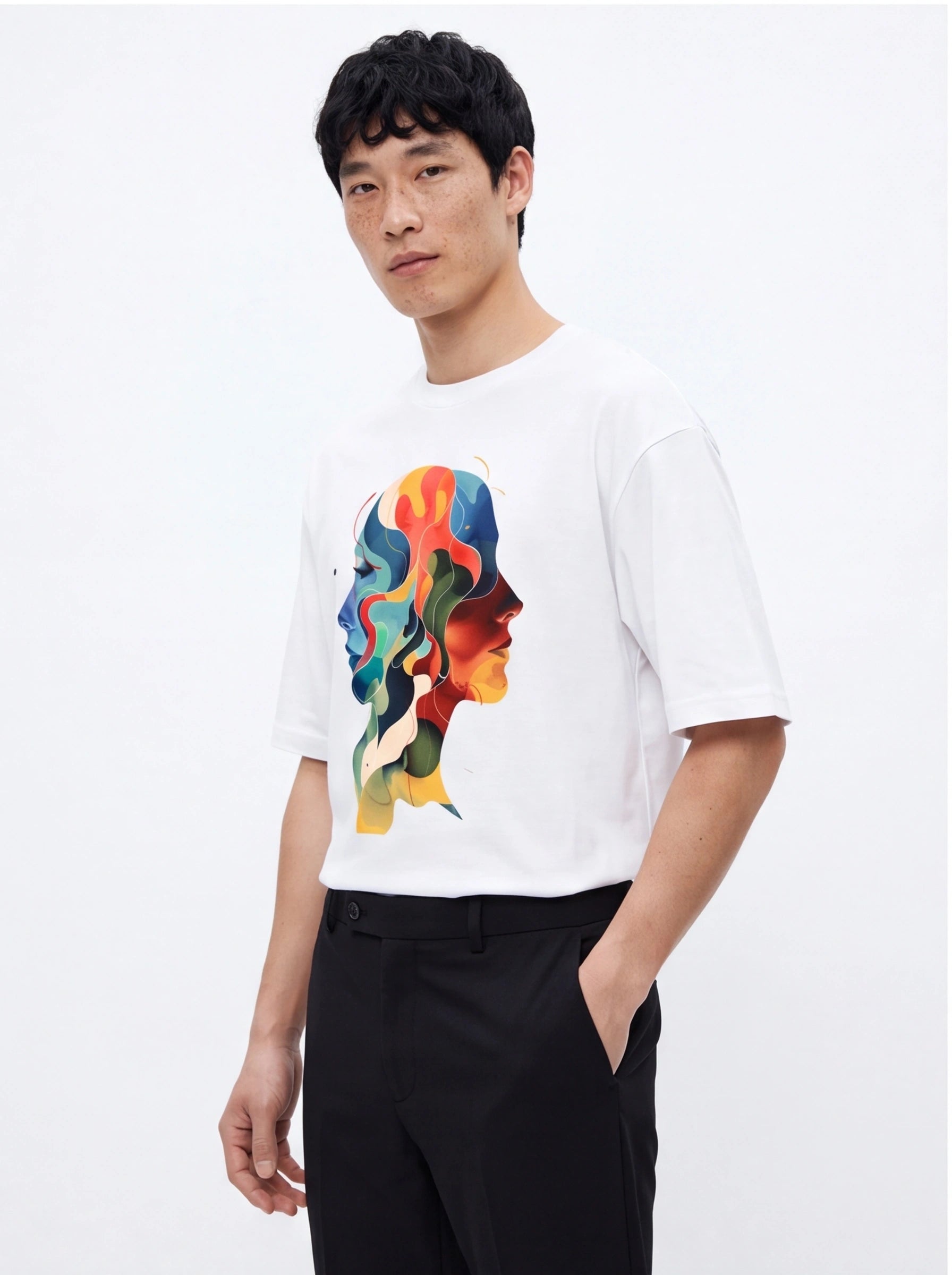 Two Faces Oversized T-Shirt