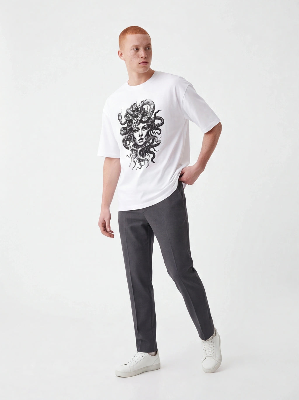Medusa Head Oversized T-Shirt