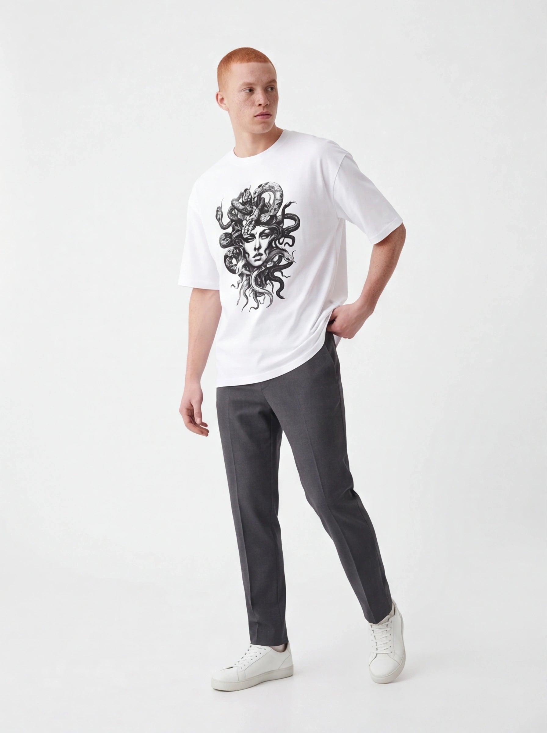 Medusa Head Oversized T-Shirt